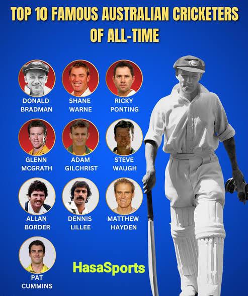 top 10Australian cricketer of all time